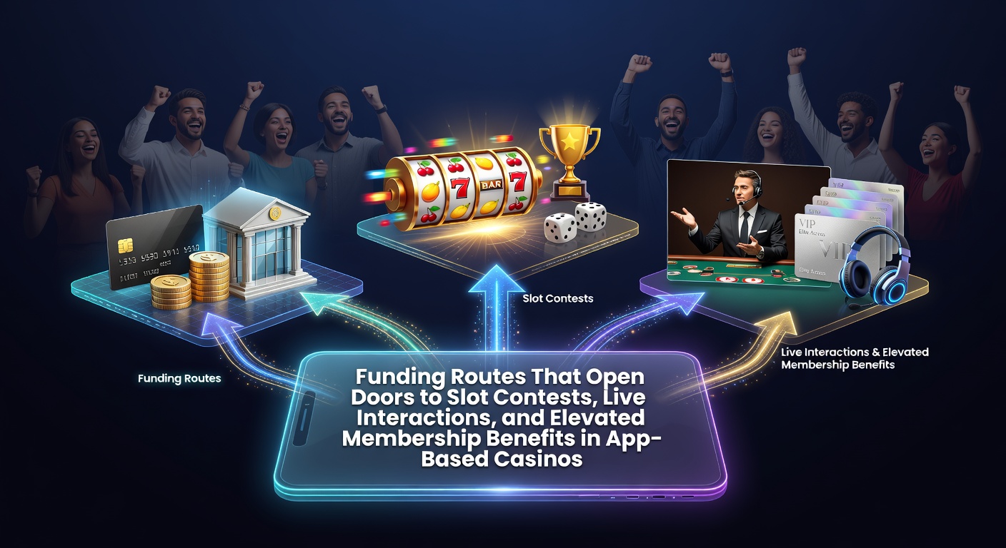 Finanzierungswege in App-basierten Casinos verbinden Einzahlungen mit Slot-Turnieren und VIP-Vorteilen