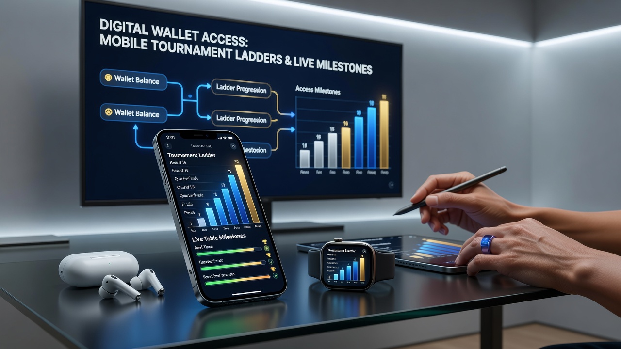 Mobile Schnittstellen verbinden digitale Wallets mit Turnierfortschritten und Live-Tisch-Aktivitäten